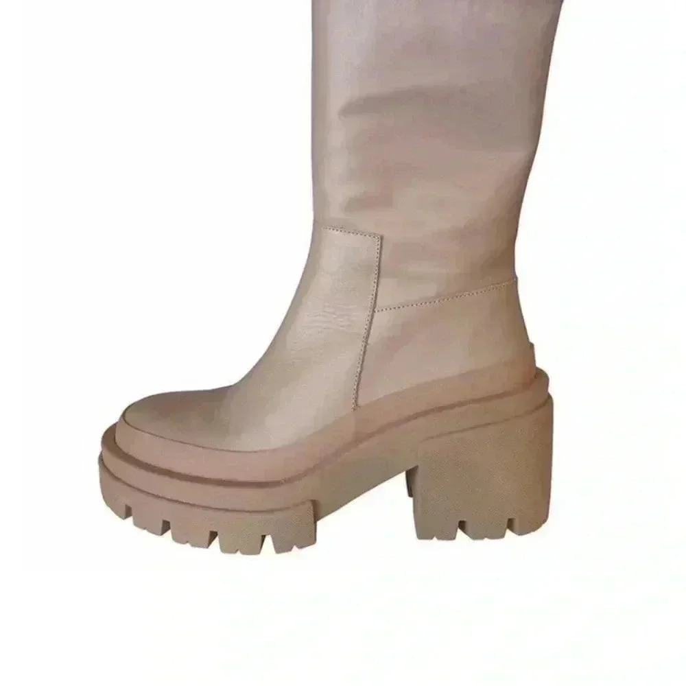 Free People Equitare Mason Mid Lug Sole Boots
Size 38/8
